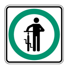 Sign_ walk your bikes